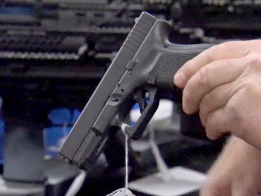 Man holding gun